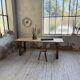 Table de ferme travail pin 1950 220cm