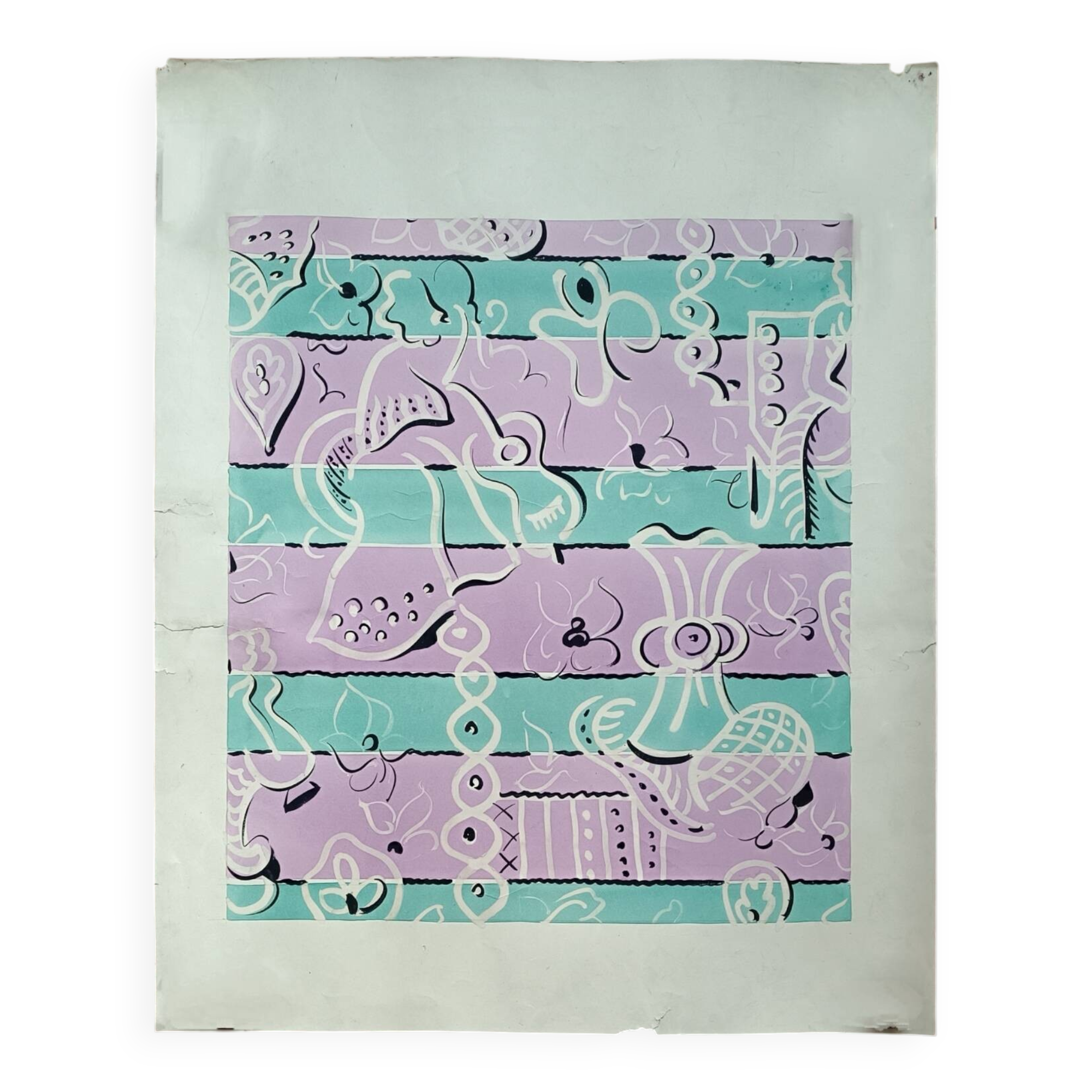 Textile design for silk