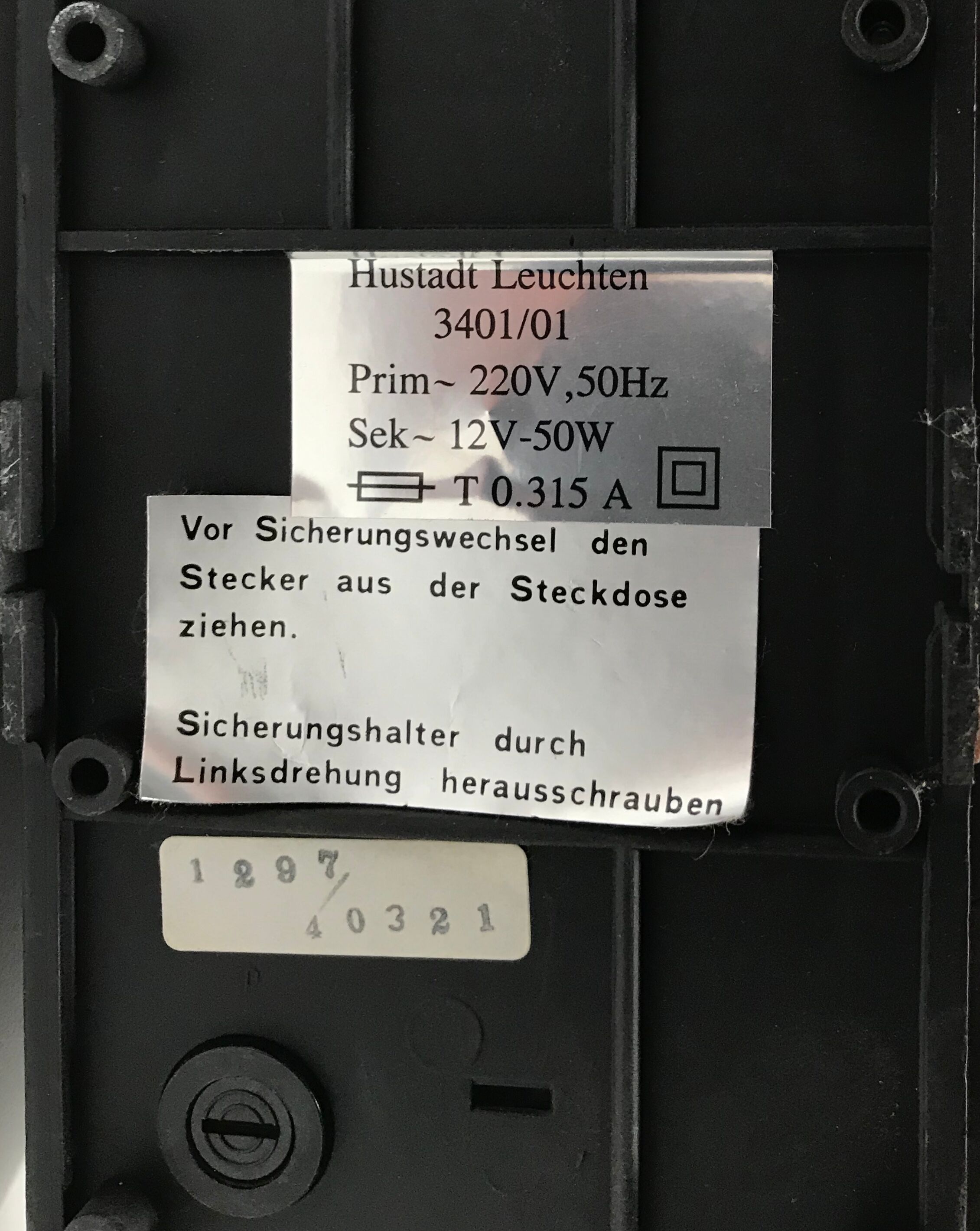 Lamp Hustadt Leuchten type Tizio 80s