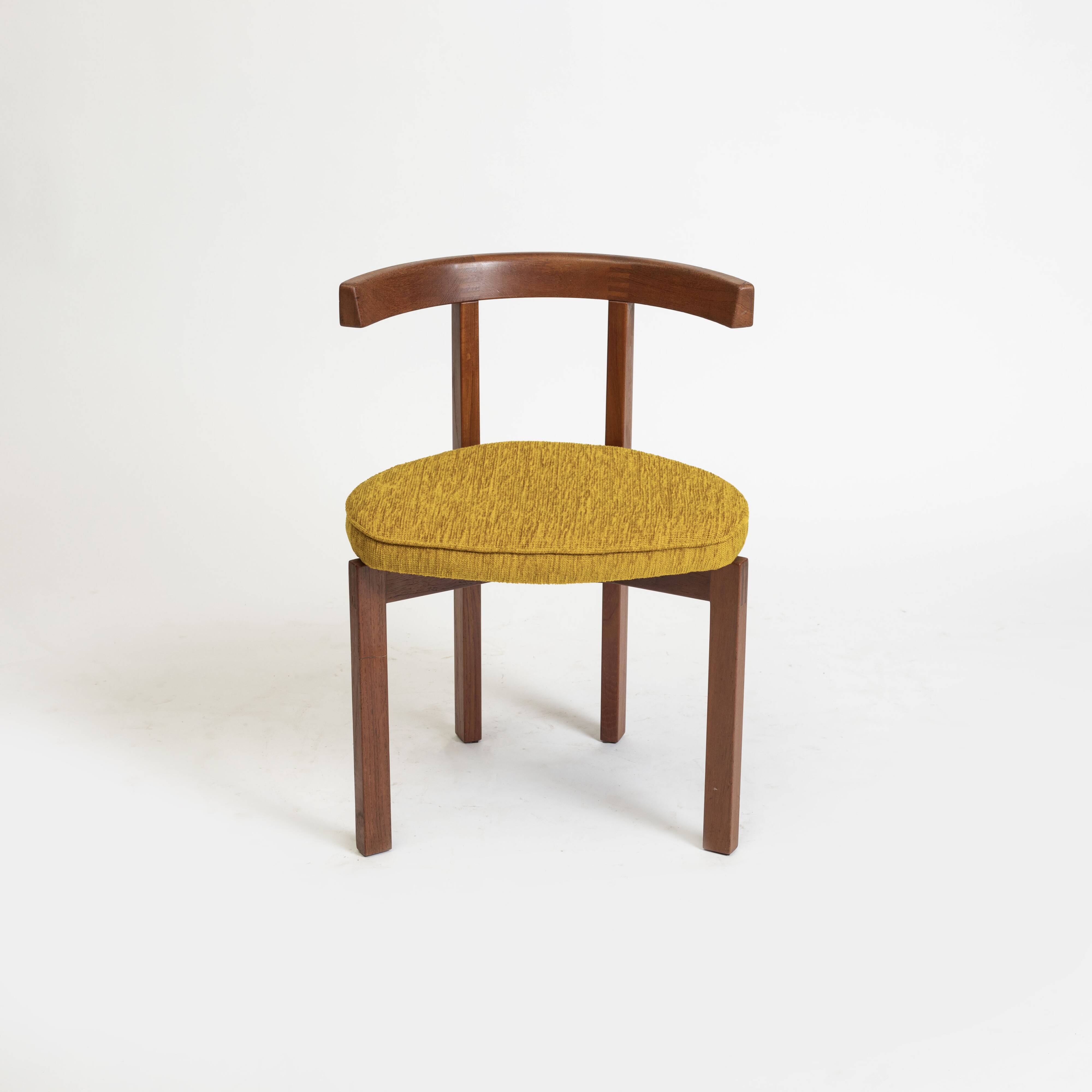 Set of 5 teak dining chairs by Inger Klingenberg for  France & Søn, Denmark