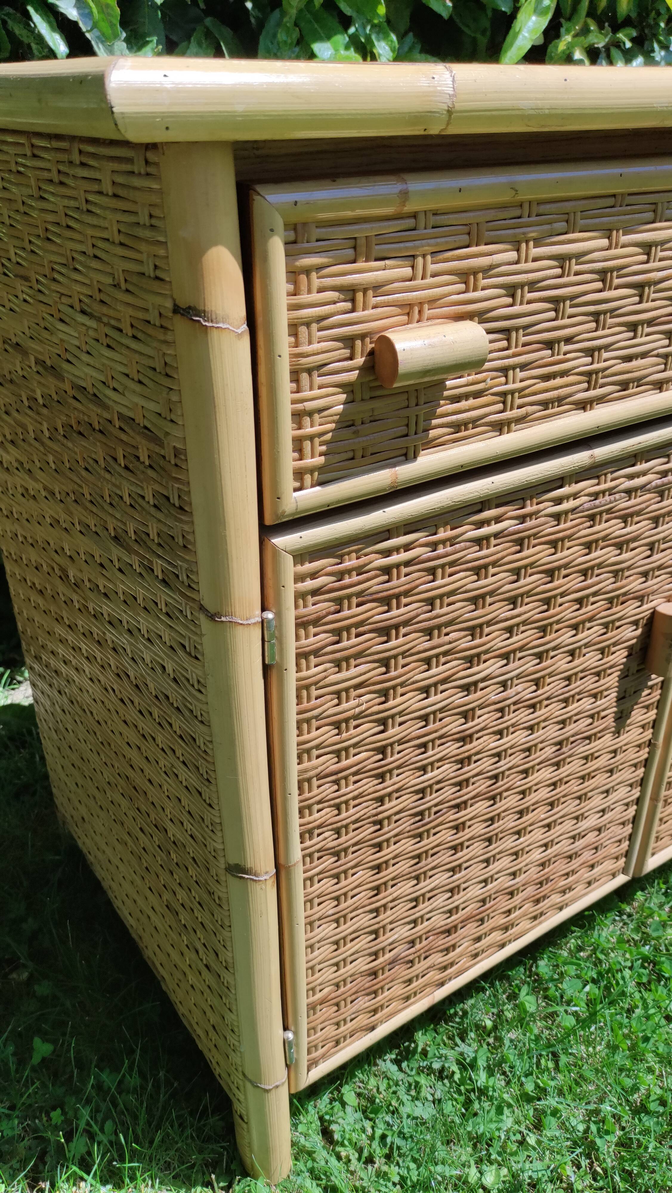 Vintage rattan and bamboo furniture