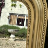 Louis Philippe style mirror in gilded wood 135x105cm