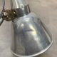 Industrial accordion wall lamp chrome metal