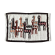 Vintage Carpet Lamas South America 66 x 111 cm