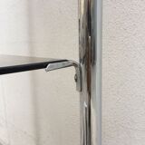 Shelf chromed metal furniture