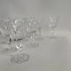 12 Saint Louis crystal glasses, Camargue model, circa 1970.