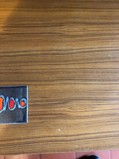 Scandinavian coffee table compass foot