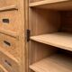 Notary cabinet in solid raw oak, 1920