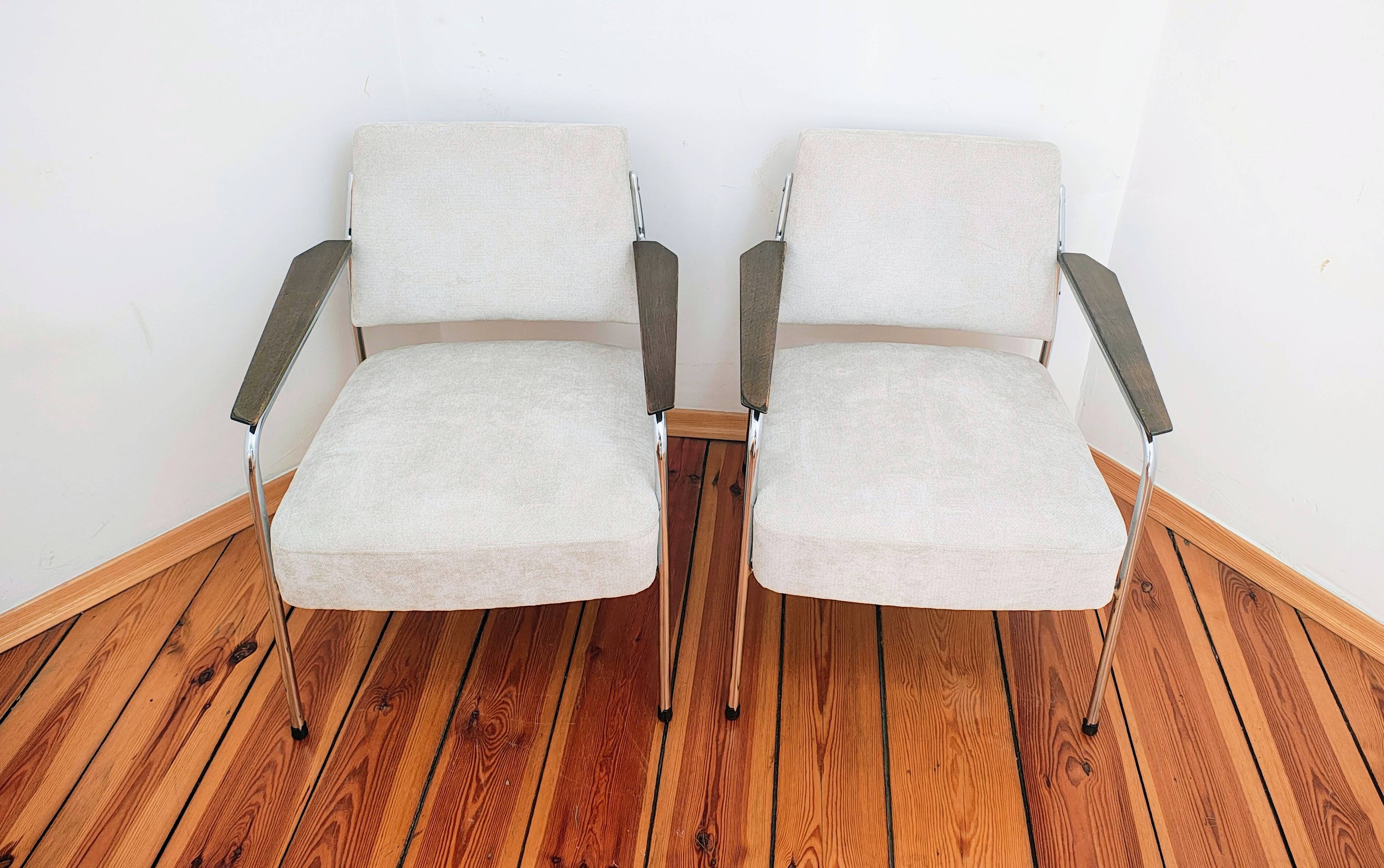Vintage Czechoslovakian Armchairs, 1960s