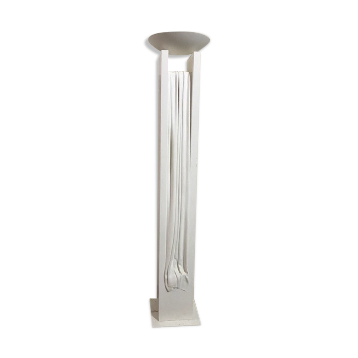 Plaster floor lamp model 1391 by Loic Beuchet