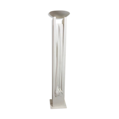 Lampadaire en plâtre modèle 1391 de Loic Beuchet