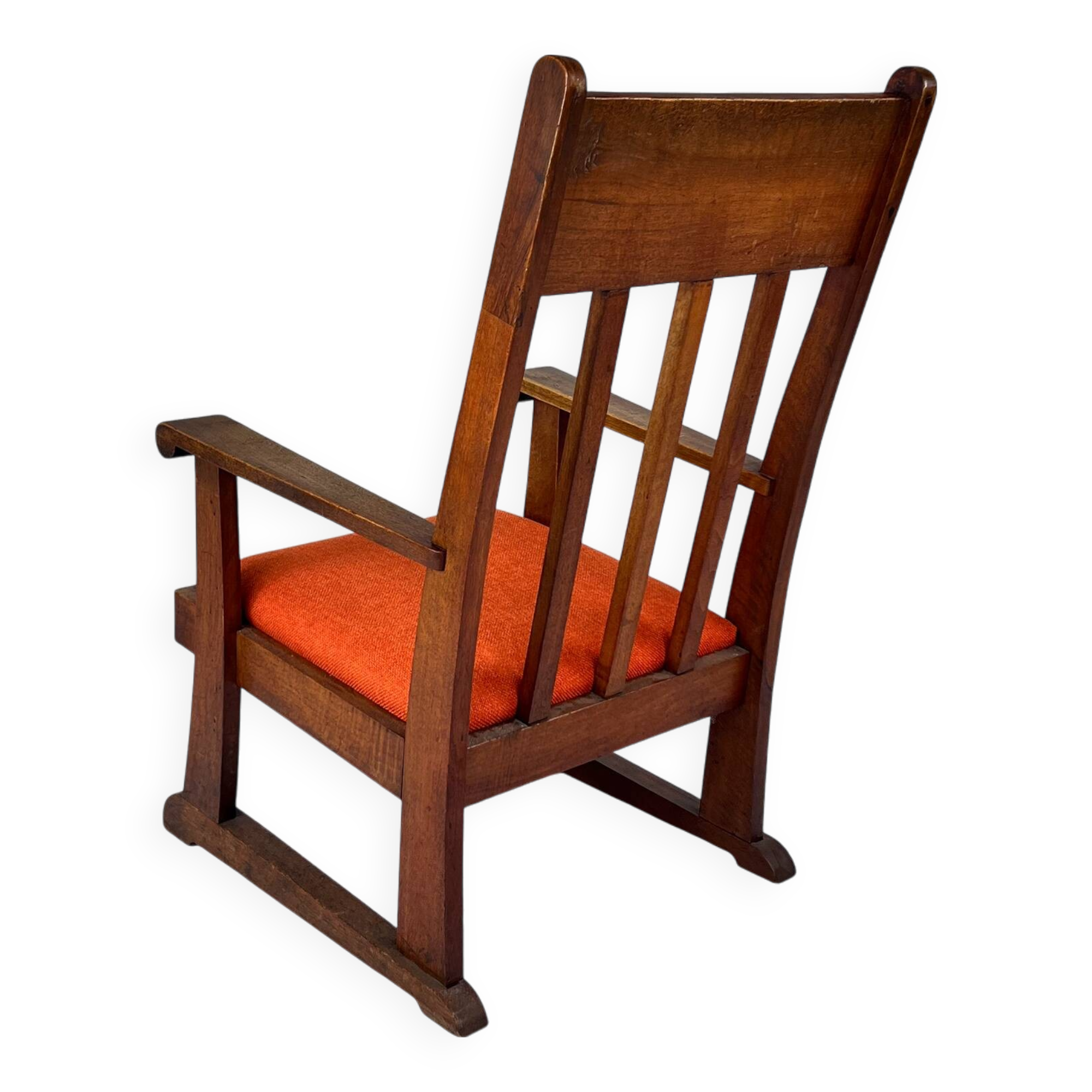 Dutch modernist oak armchair, 1920s
