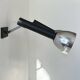 Pair of vintage wall lights, chrome and matte black metal, France 1960