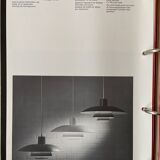 Ph 4/3 blue pendant lamp by Poul Henningsen for Louis Poulsen, Denmark