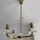 Chandelier in brass France 1970