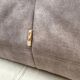 Canapé 2 places Togo Original Vintage en Velours Gris par Michel Ducaroy - Ligne Roset