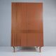 Vintage wardrobe in ash by Francisek Mezulanik, 1970s.