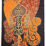 Tapestry - Rooster Hanging in Burlap