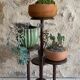 Wooden plant holder