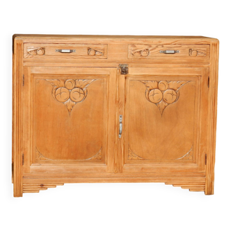 Buffet parisien art déco en sapin