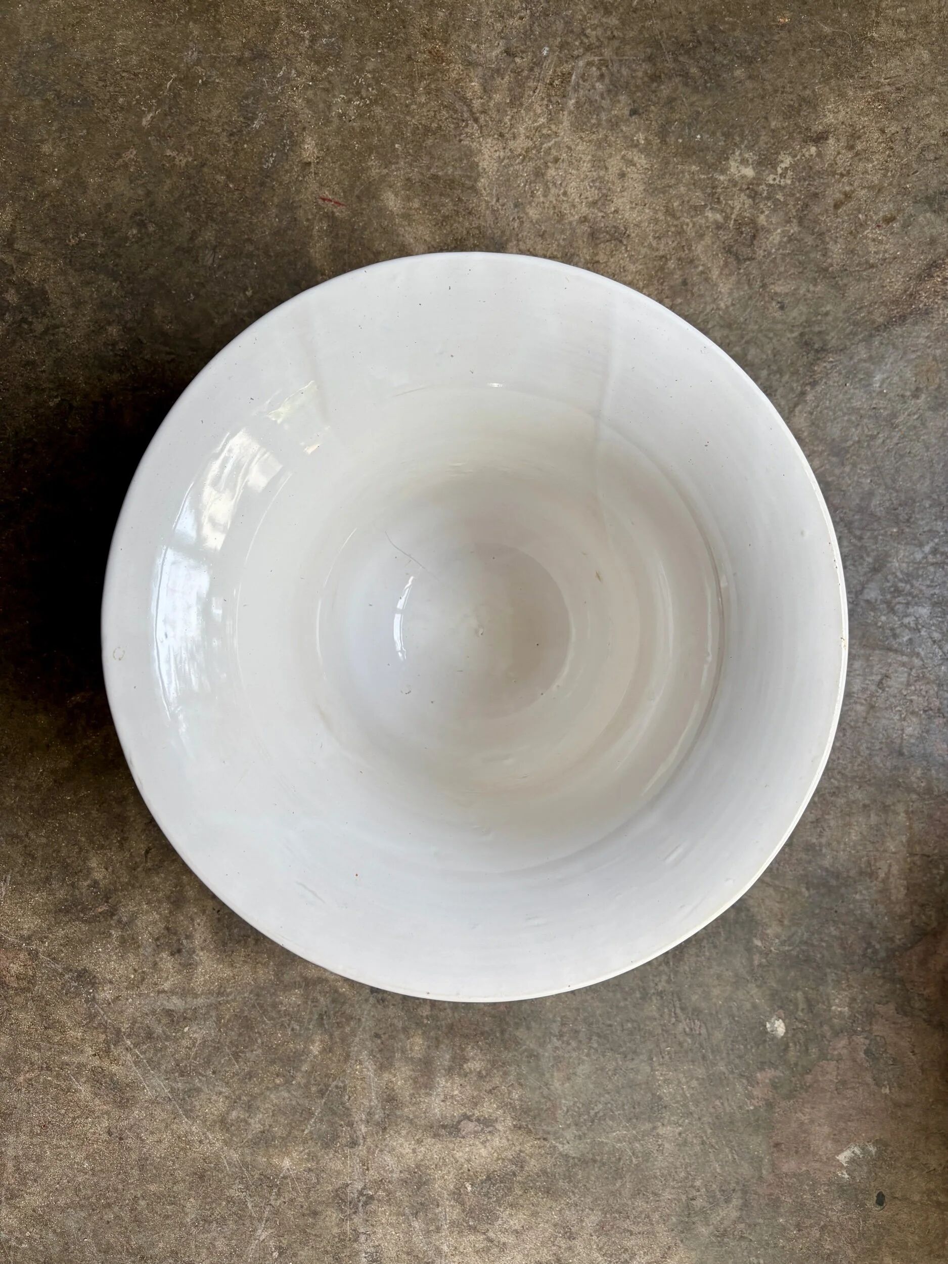 Vase, barbotine in artistic earthenware from Malicorne