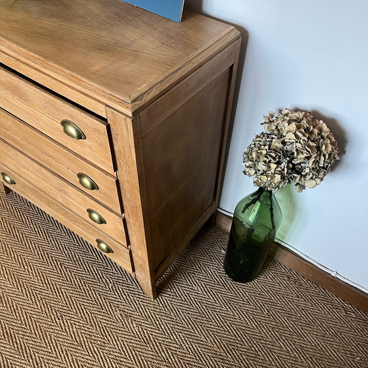 Vintage craft furniture style chest of drawers