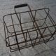 Iron bottle holder vintage 1960s