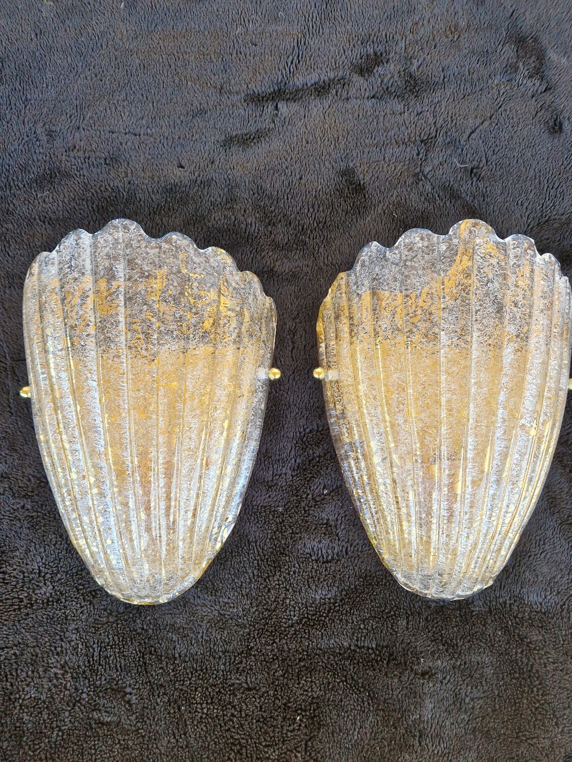 Pair of wall sconces from Murano