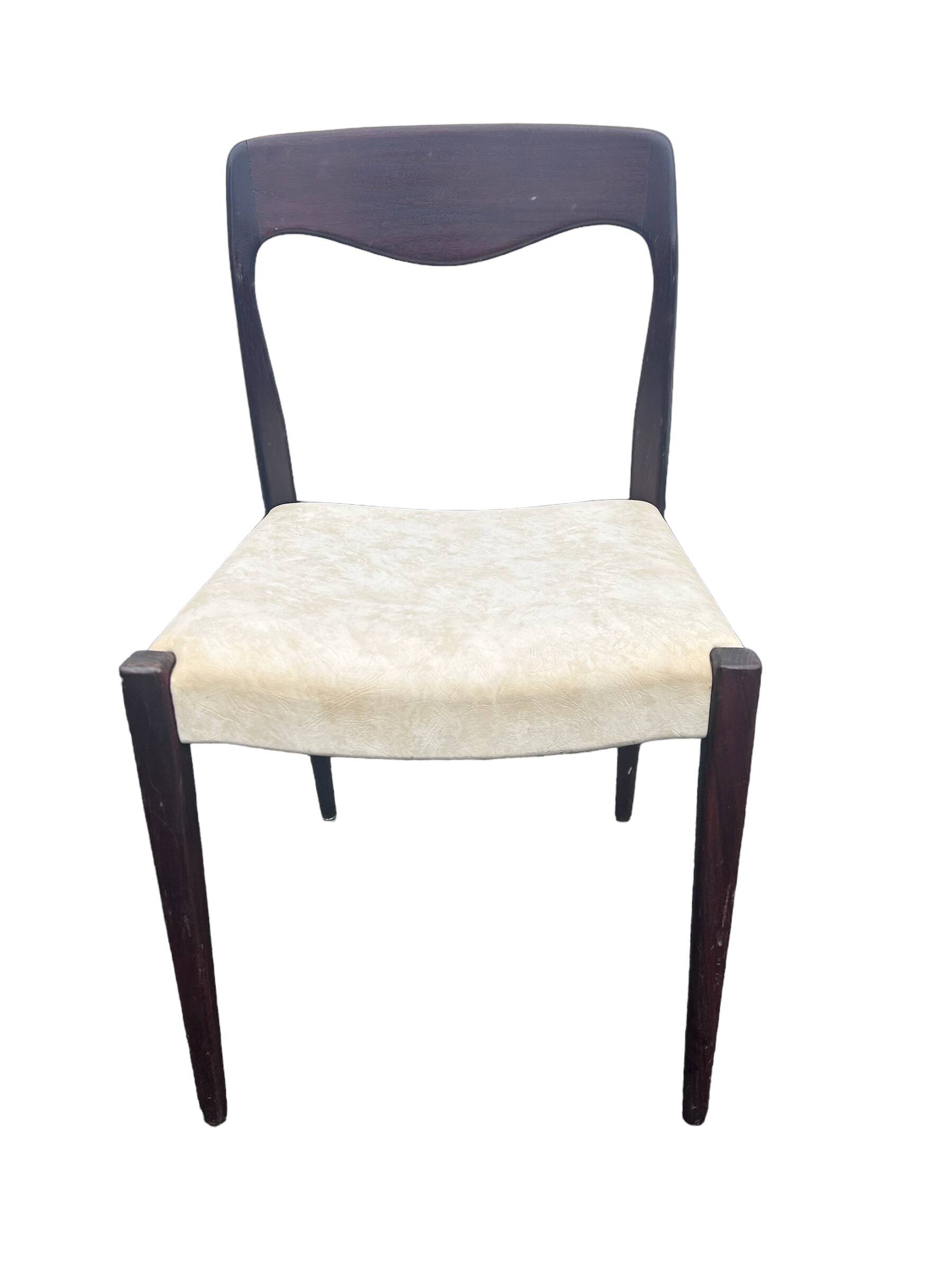 Pair of Scandinavian teak chairs