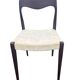 Pair of Scandinavian teak chairs