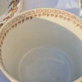 Tasses porcelaine opaque Gien début Xxieme