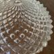 Vintage glass sea urchin ceiling lamp 25 cm