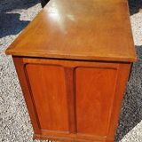 Vintage desk with double oak boxes