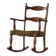 Chaise à bascule en Oak, modernité danoise du milieu du siècle, Henning Kjærnulf, 1960s