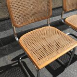 4 Cesca chairs B32 Marcel Breuer