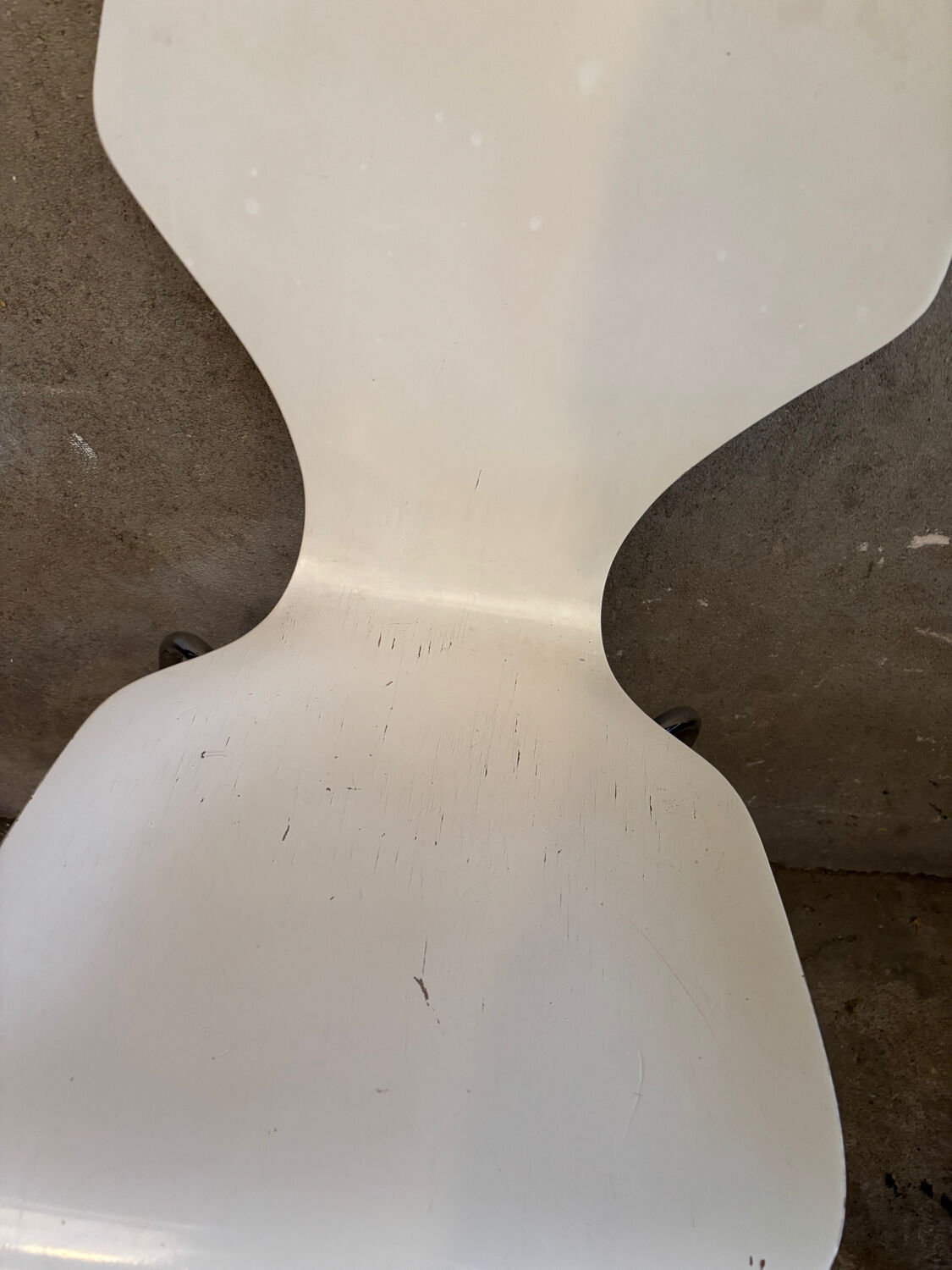 White Danish Phoenix chair