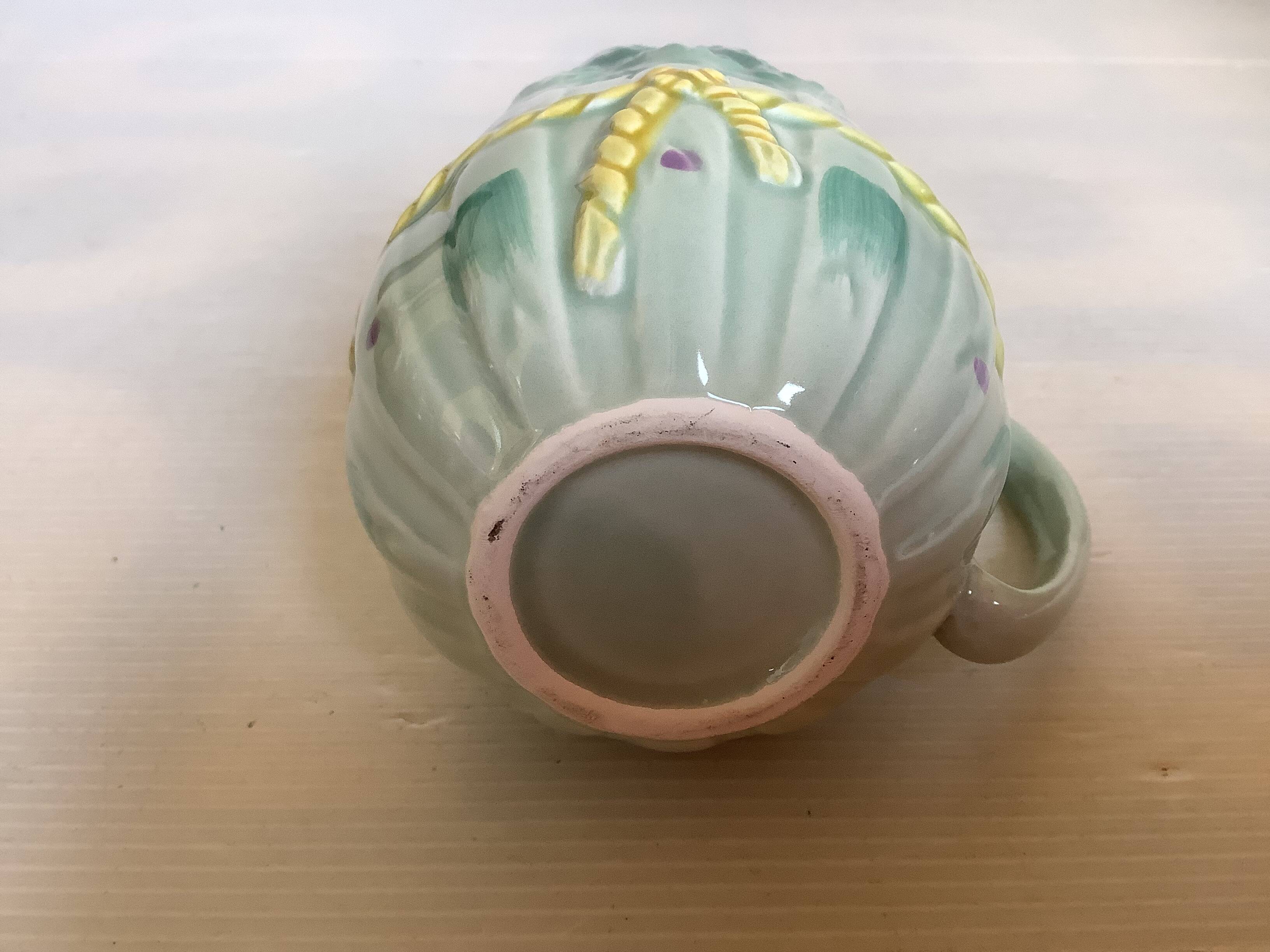 Tasse mug barbotine asperges