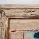 Antique white sideboard with floral motifs (circa 1870)