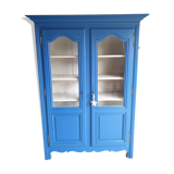 Blue bookcase