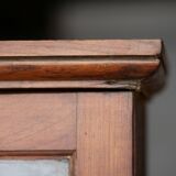 Beautiful late 19th century wall bookcase with double doors