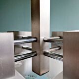 Mazzega cubic chandelier, Space Age style, 70s