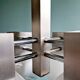 Mazzega cubic chandelier, Space Age style, 70s