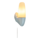 Mid-Century Modern German Ceramic 6065 Sconce by Wilhelm Wagenfeld for Lindner, 1950s, Set of 2