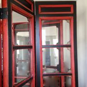 Pair of 3-panel screens
