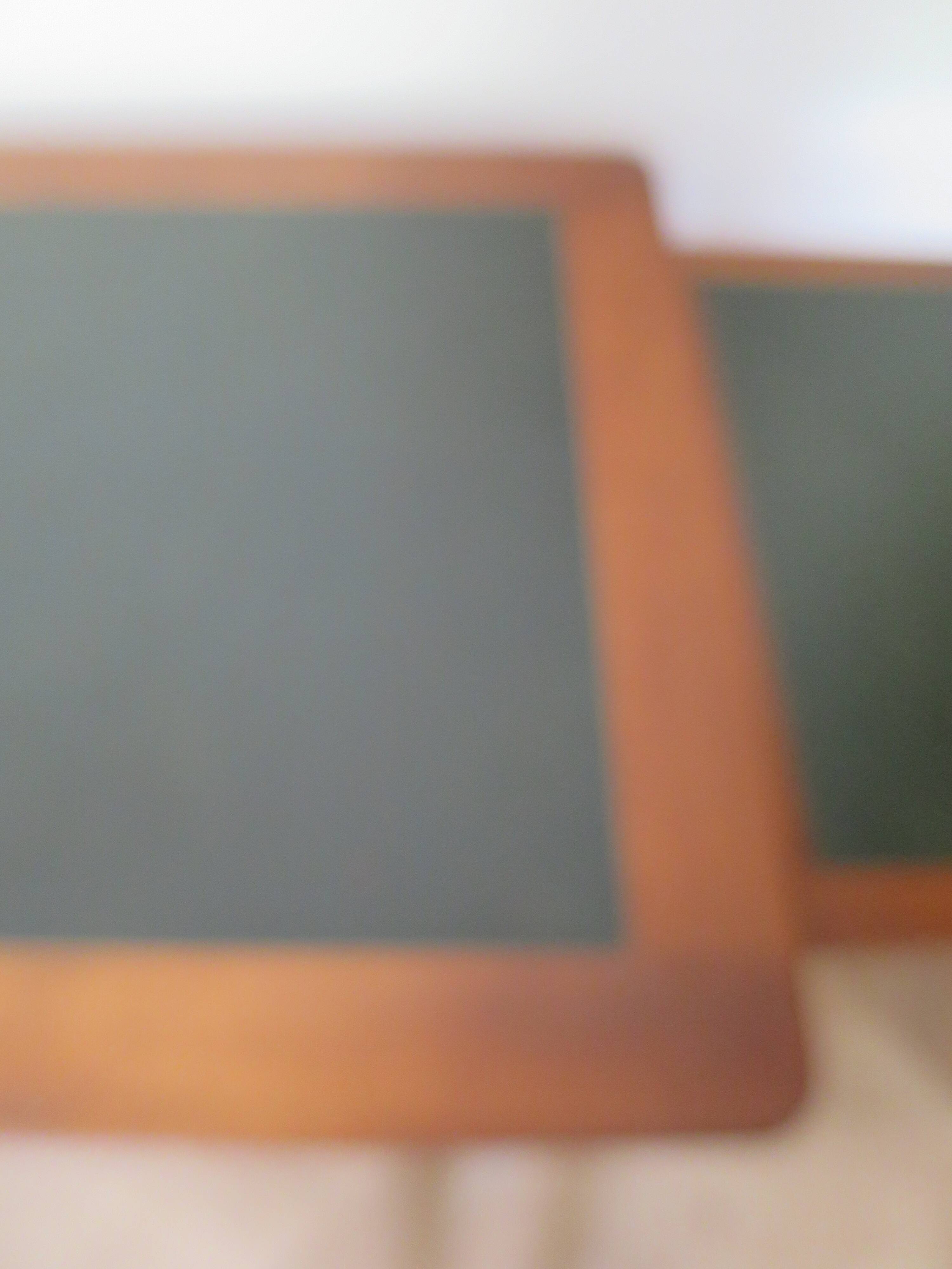 minister's desk - 2 drawers - solid wood - faux leather writing pad - Louis Philippe