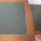 minister's desk - 2 drawers - solid wood - faux leather writing pad - Louis Philippe