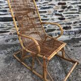 Rattan rocking chair