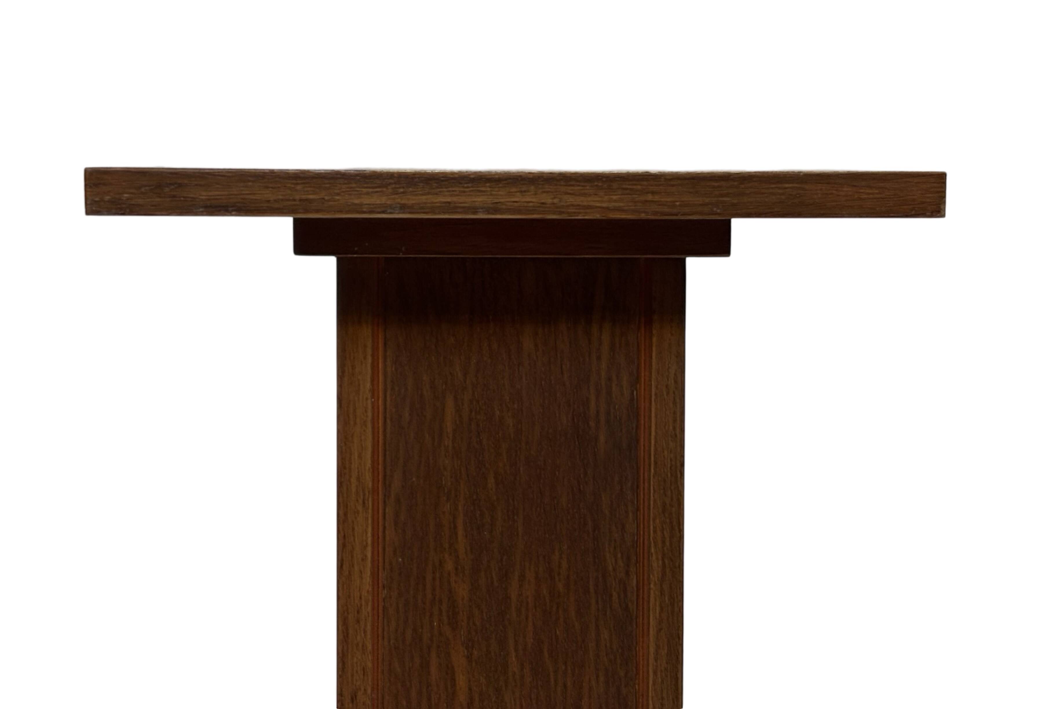 Set of 3 vintage wooden plant stands