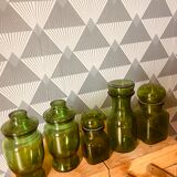 Lot de pots d’apothicaire
