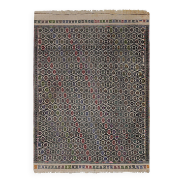 Kilim turc vintage tissé main 147x211 cm